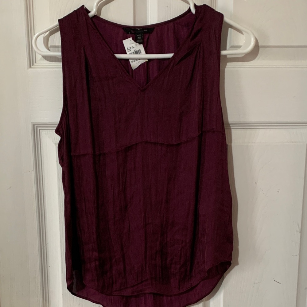 Banana Republic Sleeveless Plum Blouse